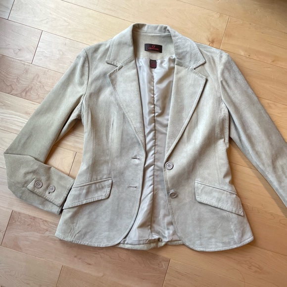 vintage danier suede leather jacket - Picture 2 of 5